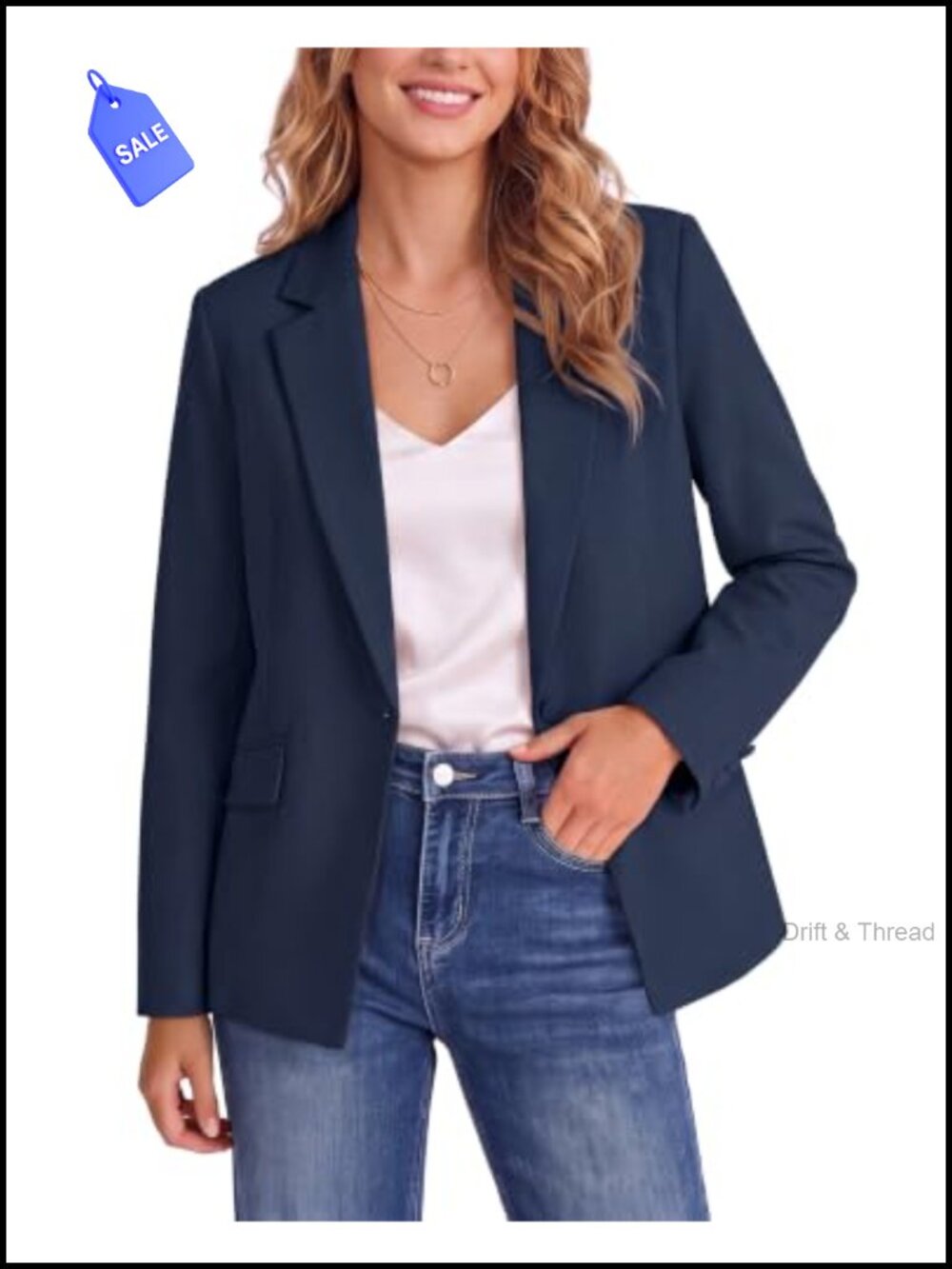 Blazer Dressy Casual Long Sleeve Work Office Suit Jacket
